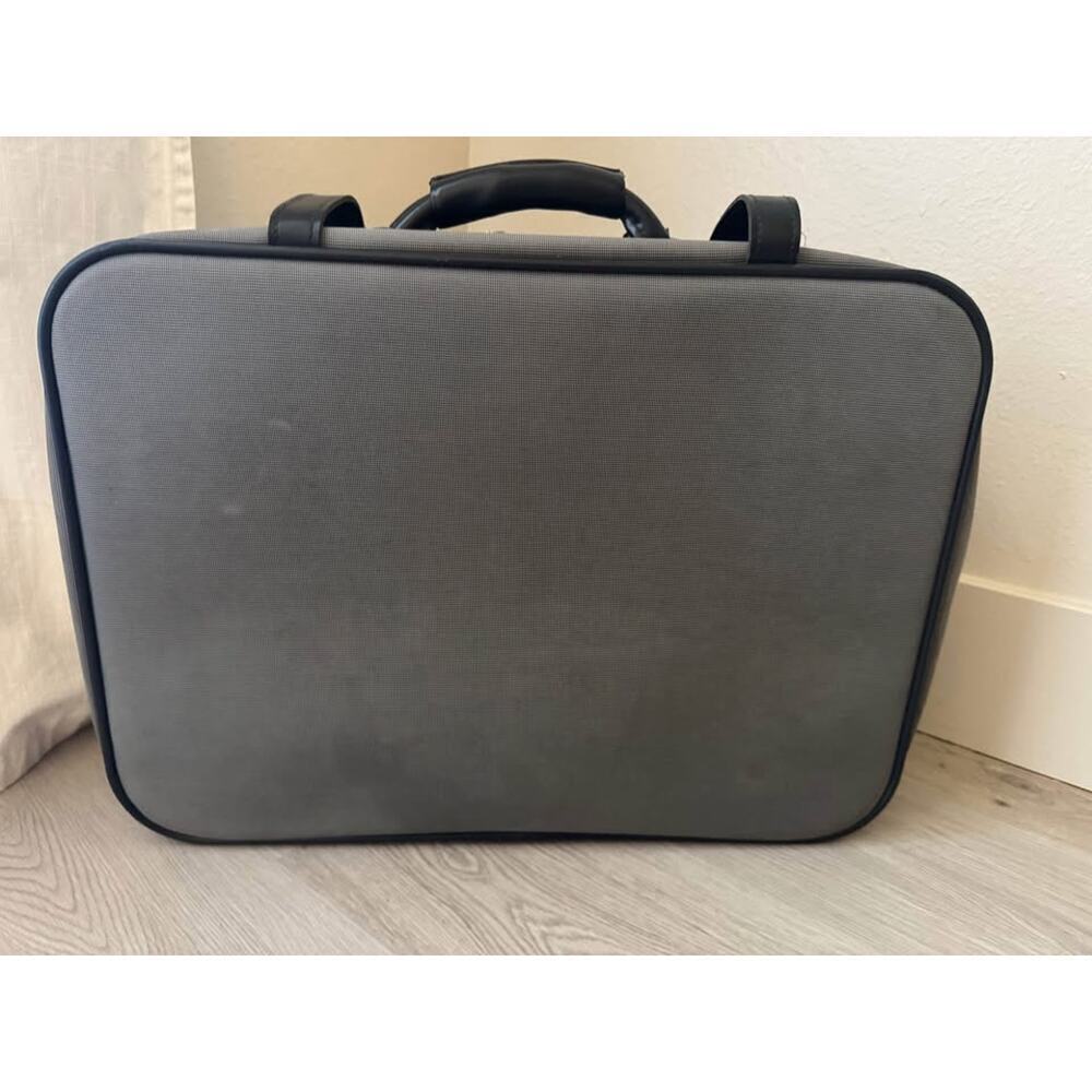 Oscar de la Renta Vintage 80s Travel Luggage Briefcase - Picture 9 of 10